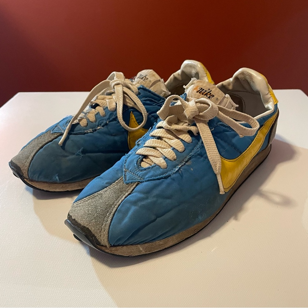 Vintage Nike Men’s 70/80’s Waffle Trainer Trashed Made In Japan Running Sneaker